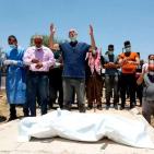  مراسم تشييع مواطن توفى بكورونا في الخليل