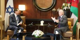 هرتسوغ يلتقى ملك الأردن في عمّان قبل زيارة بايدن