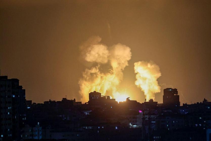 القصف الإسرائيلي على غزة الليلة